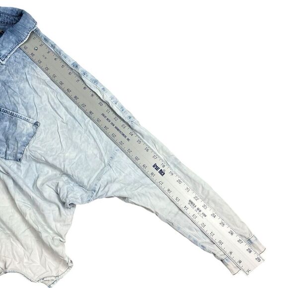 Sunday I’m‎ In Love Shirt WMNS L Blue Button Up Church Weekend Football Relaxed - Picture 7 of 9